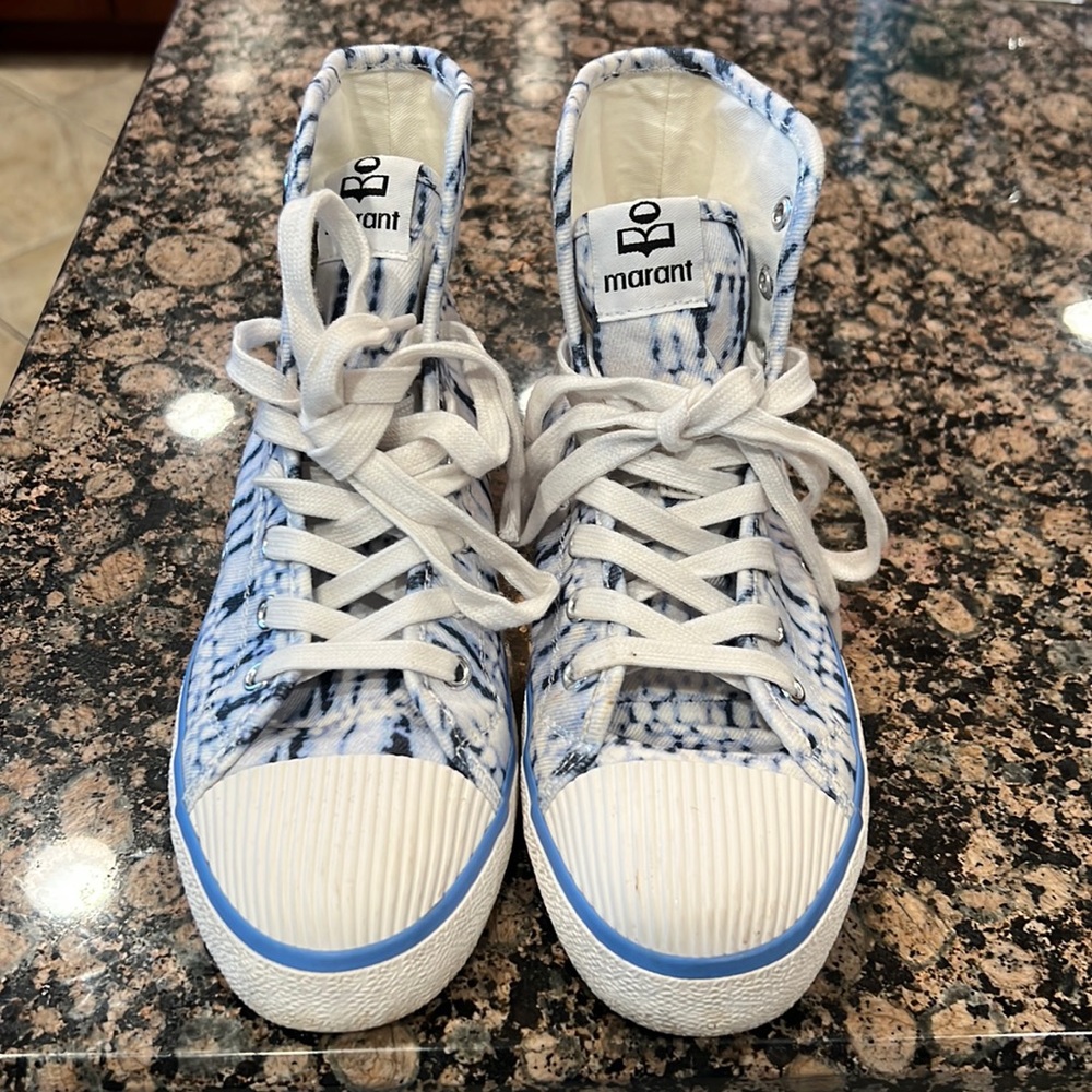 Isabel Marant hightop canvas sneaker